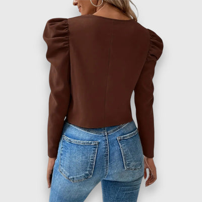 Phoebe | Puff Shoulder Blazer