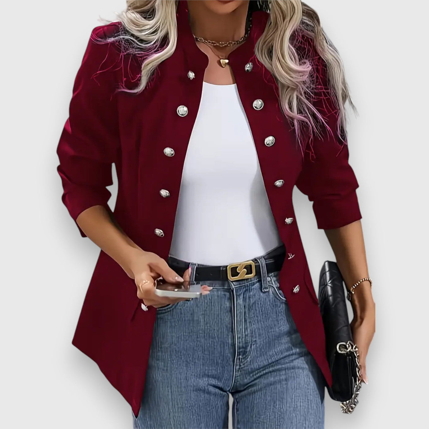 Johanne | Military-Inspired Blazer