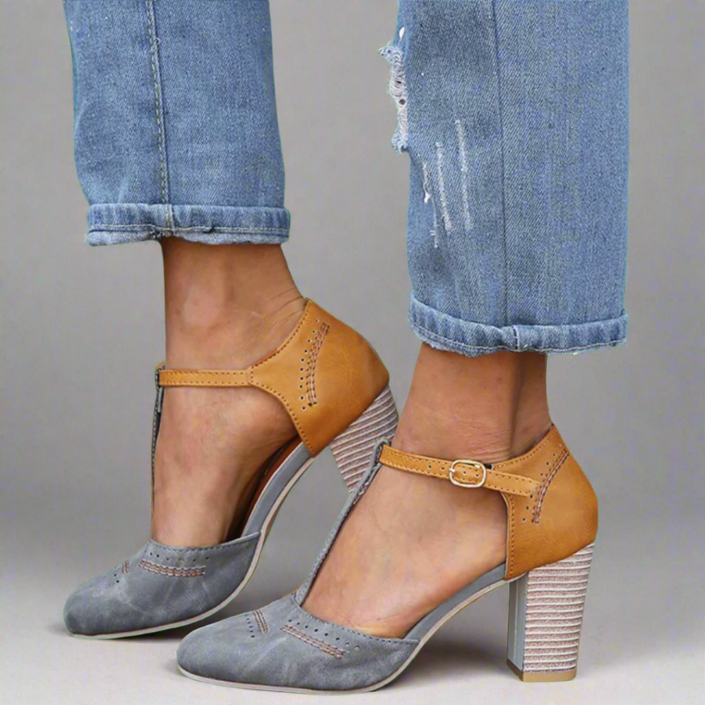 Nola | Contrast Charm Heels