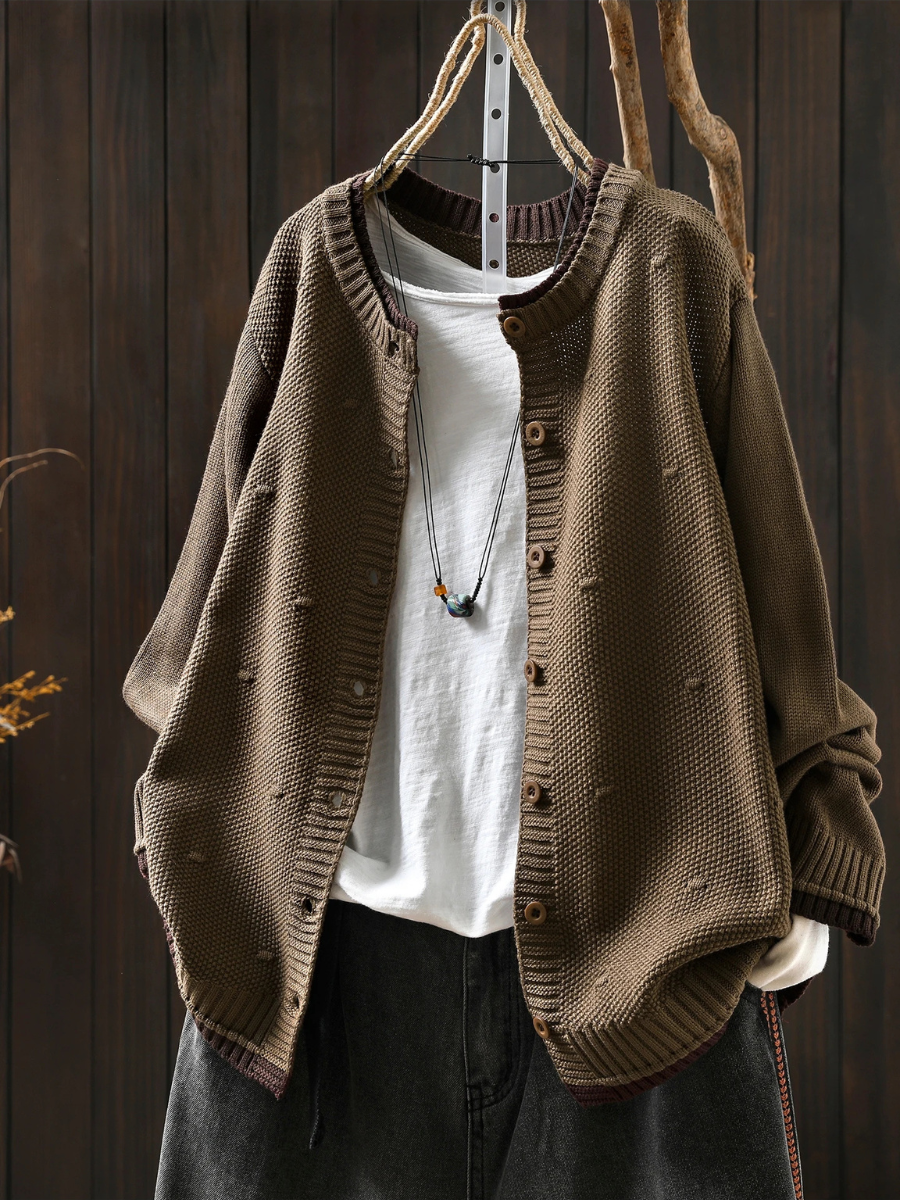 Mariela | Relaxed Button Cardigan