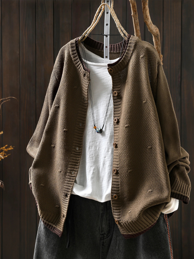 Mariela | Relaxed Button Cardigan