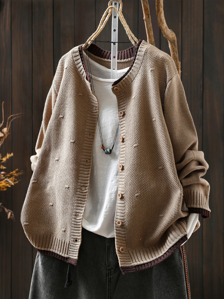 Mariela | Relaxed Button Cardigan