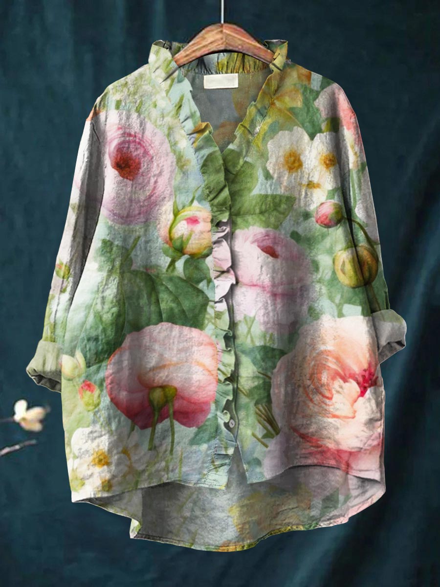 Nicole | Elegant Bloom Blouse