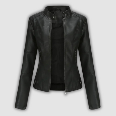 Tamara | Crimson Moto Jacket