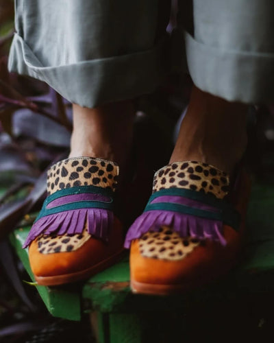 Natasha | Statement Fringe Loafers