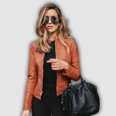 Regina | Classic Leather Jacket