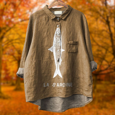 Lily | Sardine Graphic Shirt