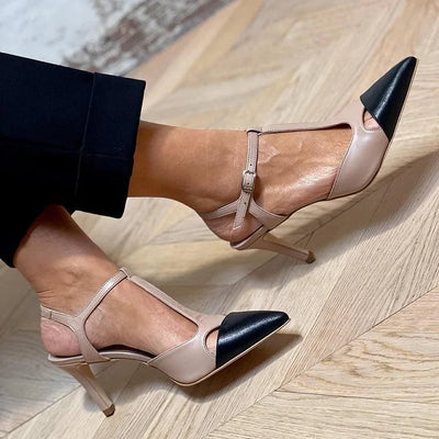 Elena | Parisian Contrast Heels