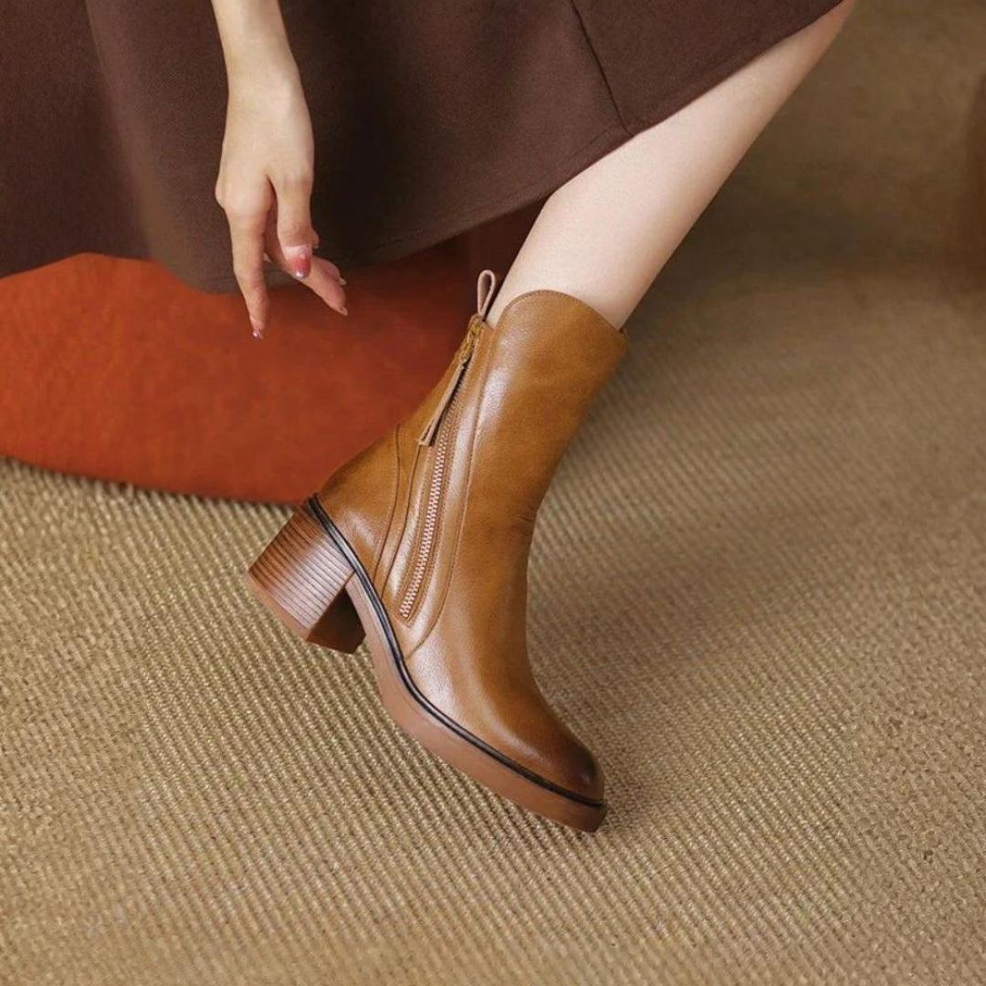 Amara | Classic Zip-Up Boots