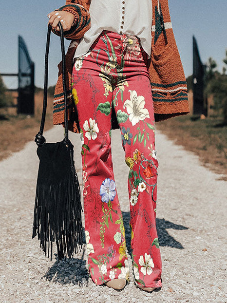 Paula | Tropical Bloom Pants