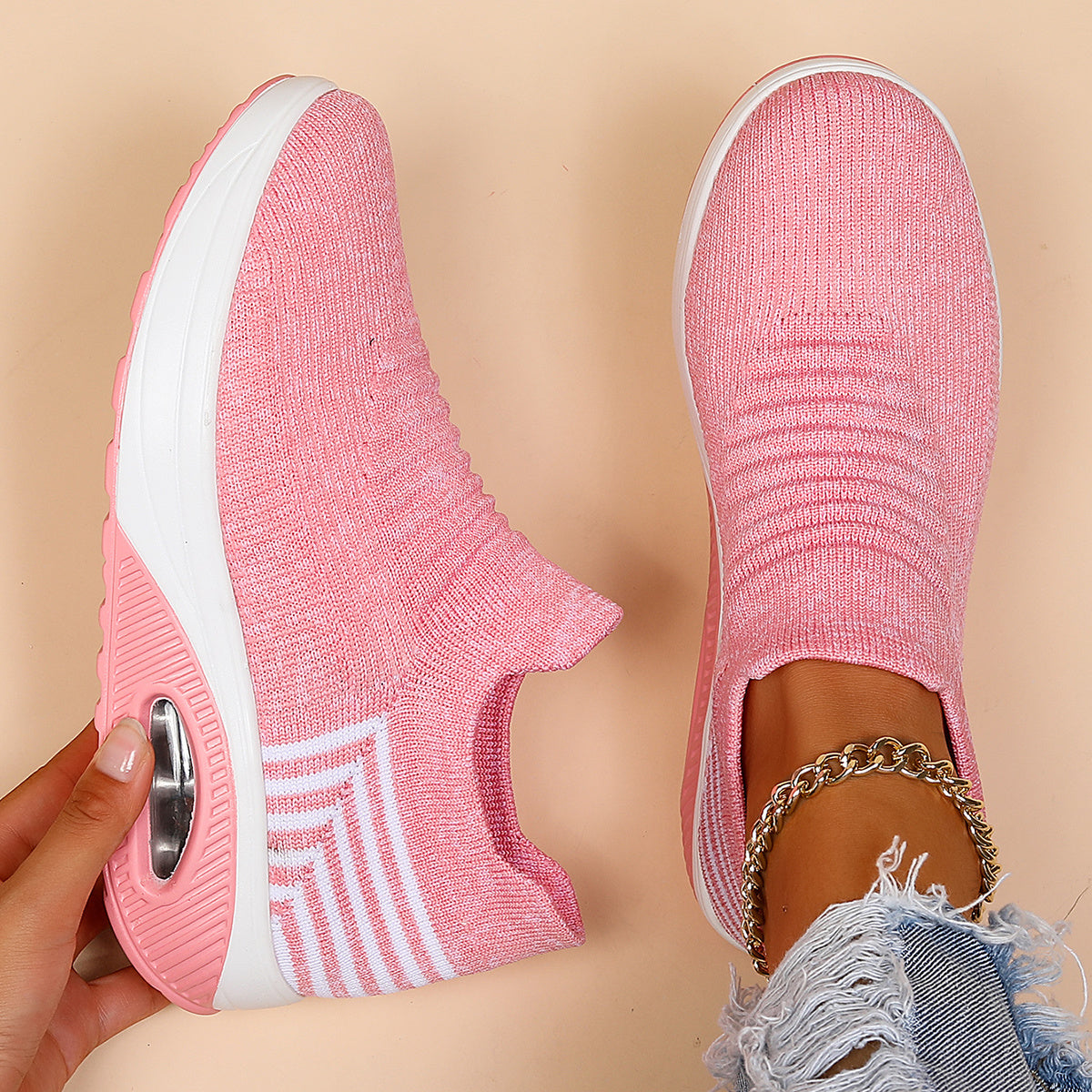 Tiffany | Lightweight Slip-On Sneakers