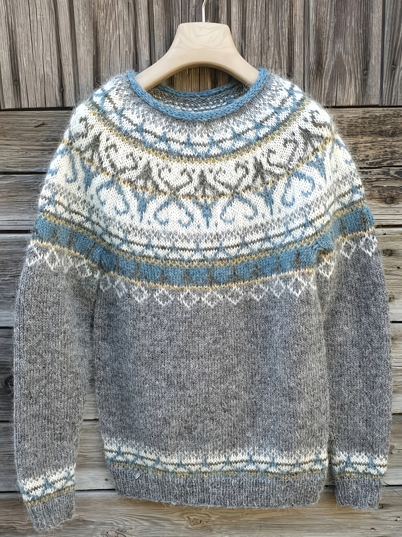 Evelyn | Silver Fjord Sweater