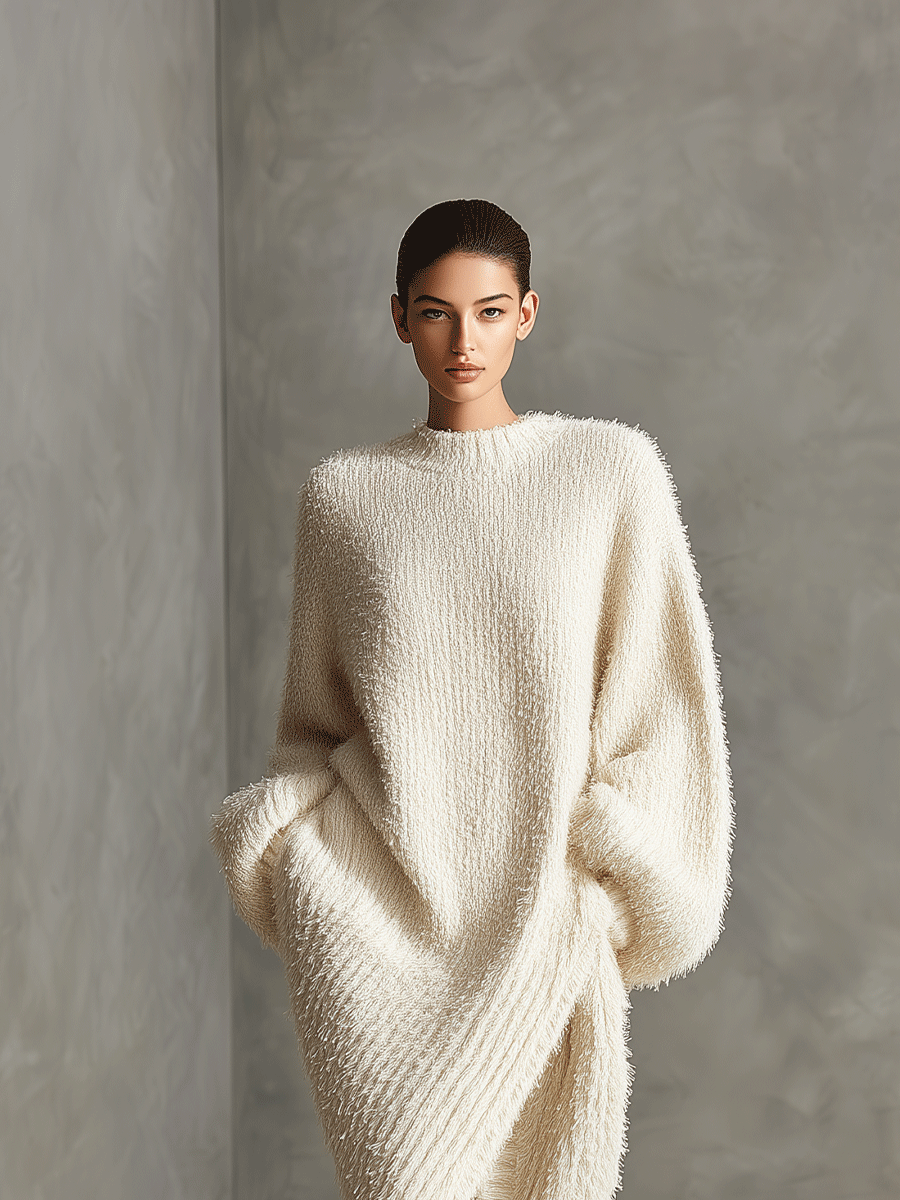 Vivienne | Luxe Cocoon Sweater Dress