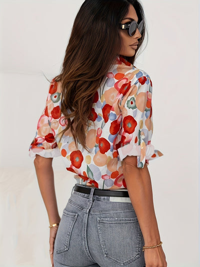 Colette | Colorful Floral Blouse