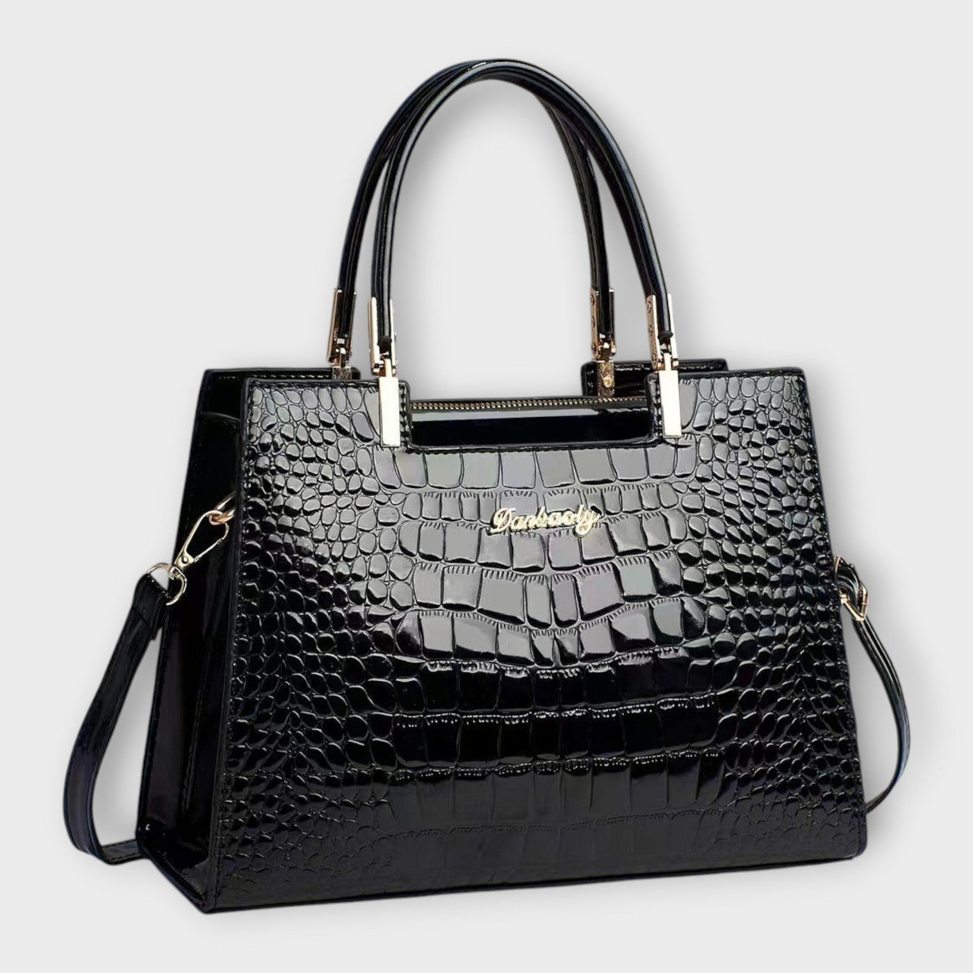 Gabrielle | Croco Luxe Tote