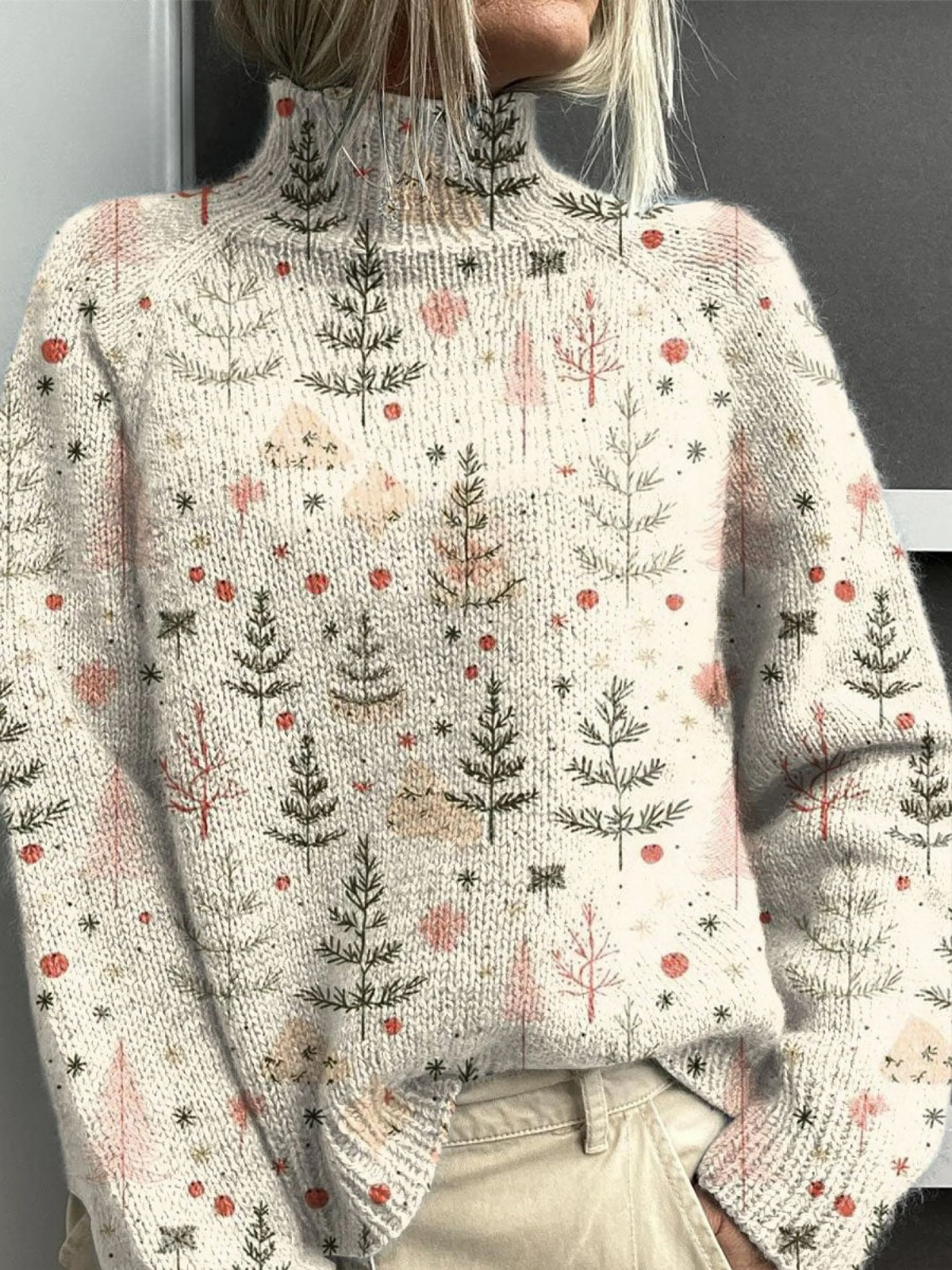 Priscilla | Winter Forest Sweater