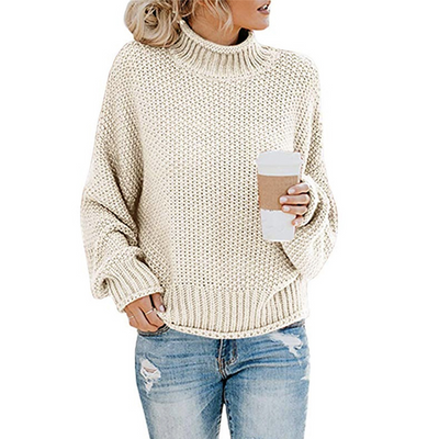 Savannah | Classic Knit Mock Neck Sweater
