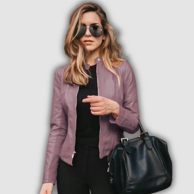Regina | Classic Leather Jacket