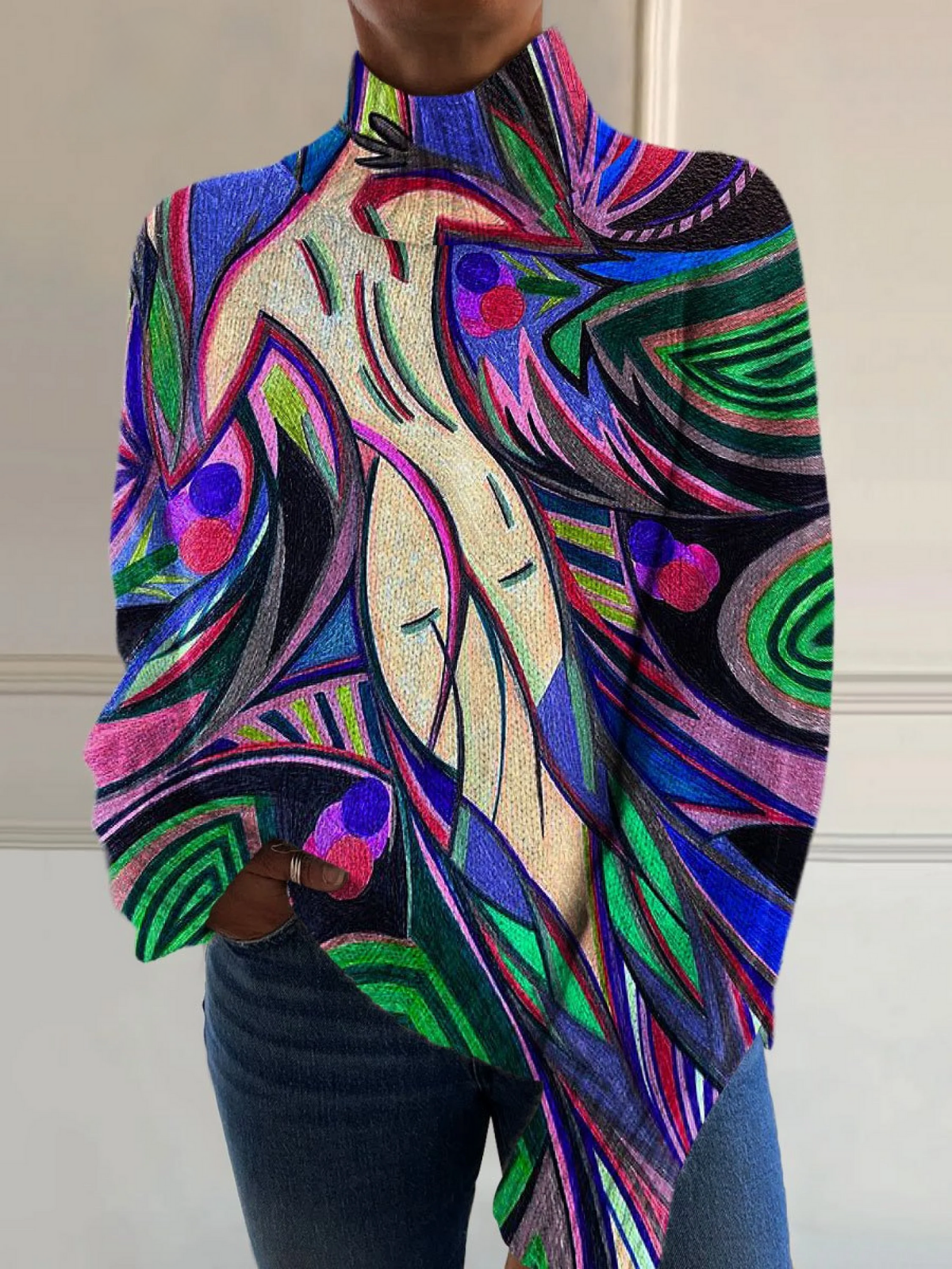 Danica | Abstract Muse Sweater