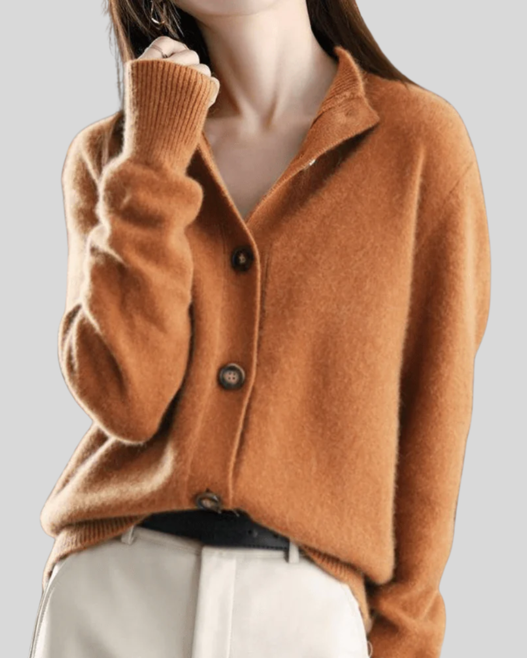 Haisley | Buttoned Knit Sweater