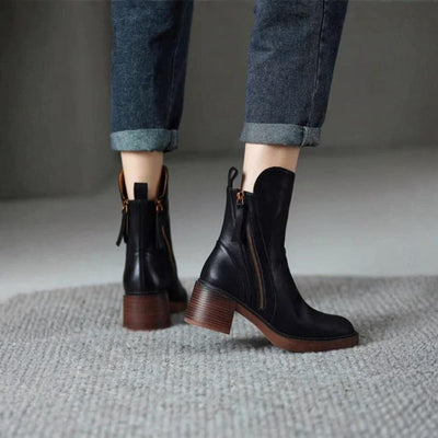 Amara | Classic Zip-Up Boots