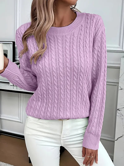 Abigail | Classic Cable Knit Sweater