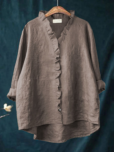 Vanessa | Ruffled Elegance Blouse