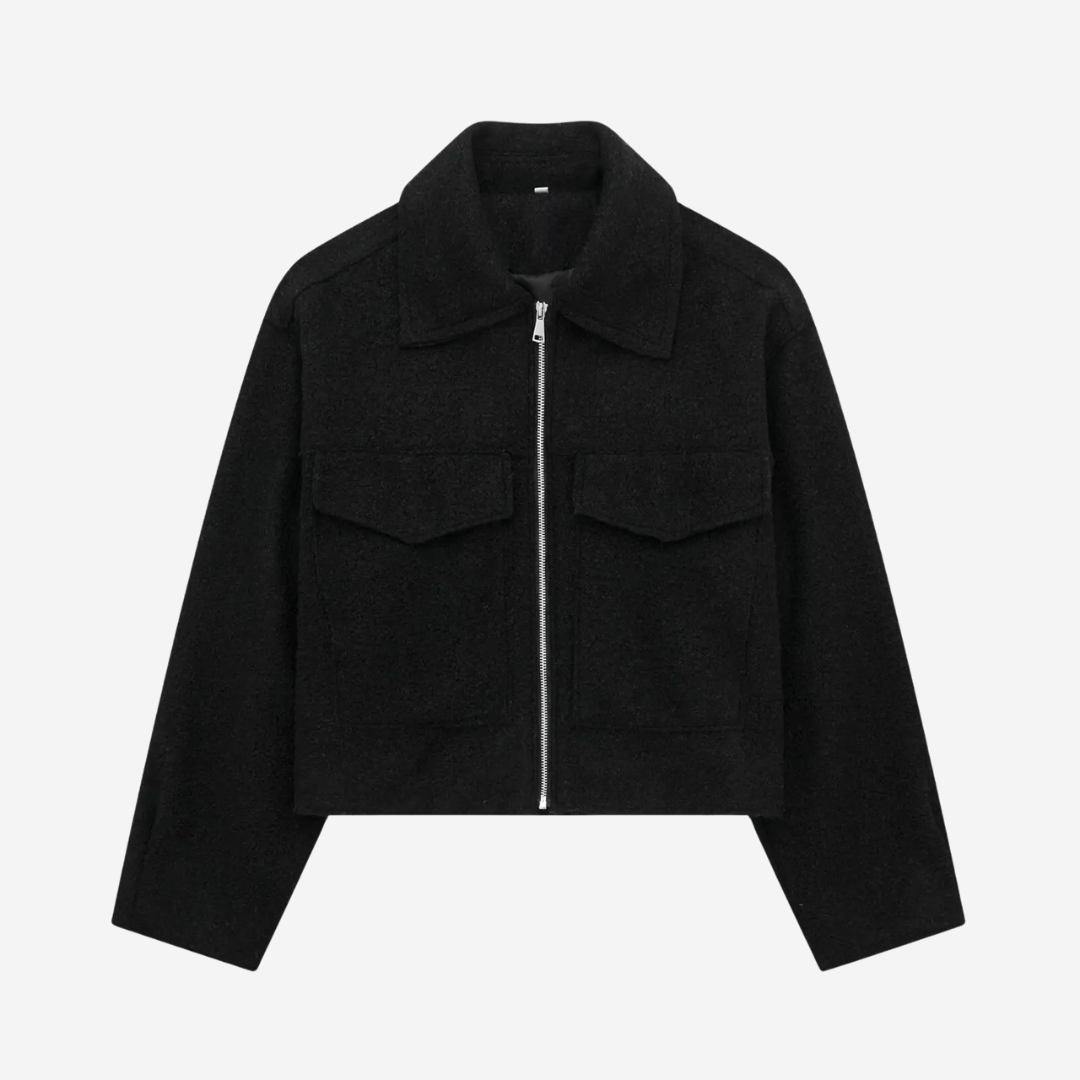 Deena | Classic Wool Zip Jacket