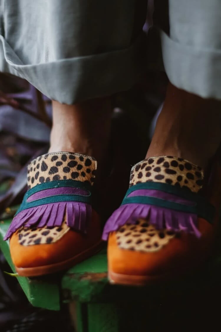 Natasha | Statement Fringe Loafers