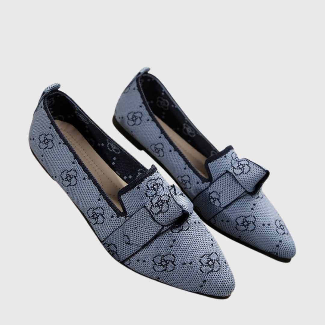 Lana | Monogram Bow Loafers