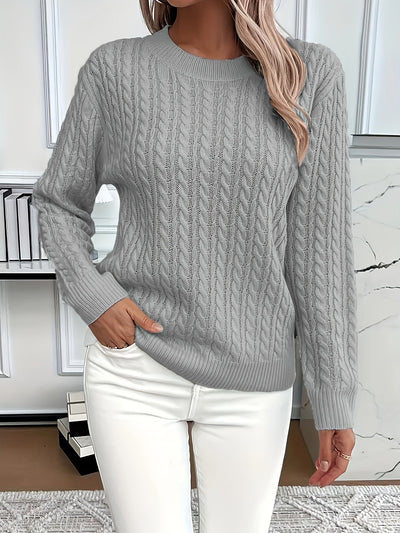 Abigail | Classic Cable Knit Sweater