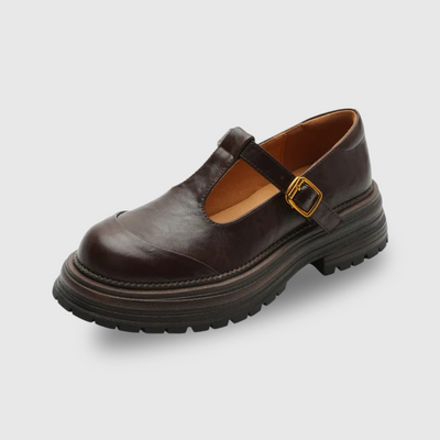 Nora | Heritage T-Strap Loafers
