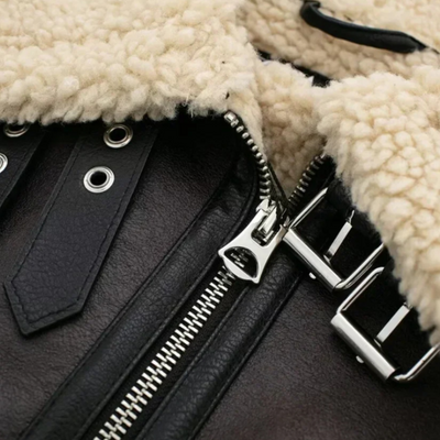 Tina | Shearling Leather Jacket