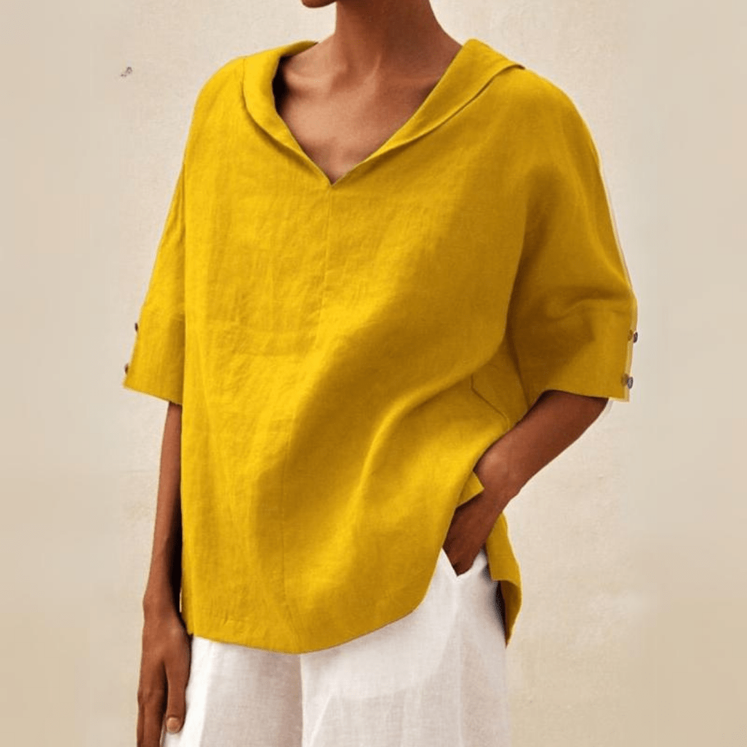Arianna | Relaxed V-Neck Blouse