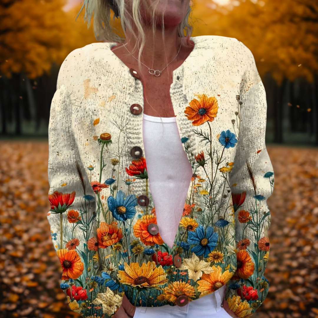 Elodie | Autumn Bloom Cardigan