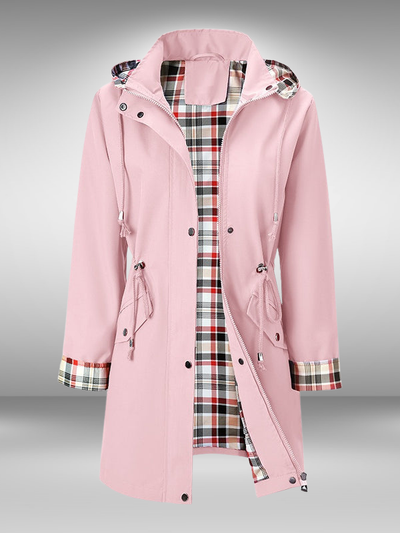 Corinne | Plaid-Lined All-Weather Jacket