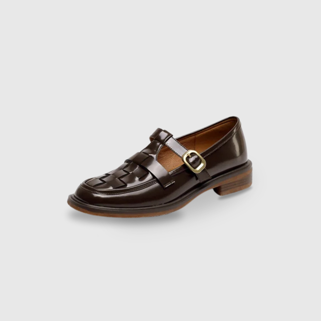 Vivienne | Woven Charm Loafers