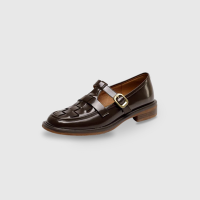 Vivienne | Woven Charm Loafers