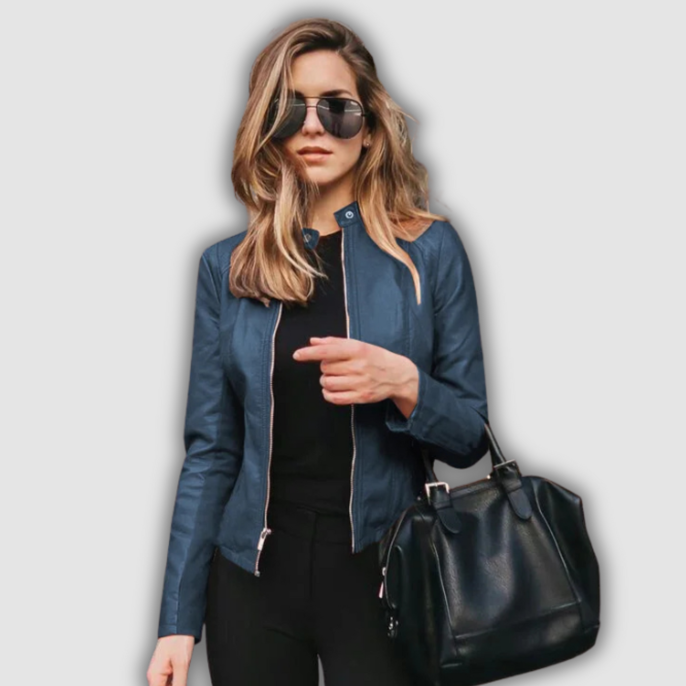 Regina | Classic Leather Jacket