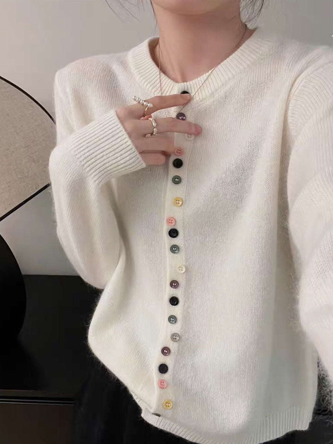 Margot | Classic Button Sweater