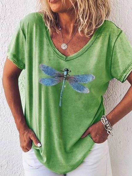 Serena | Dragonfly Print Blouse