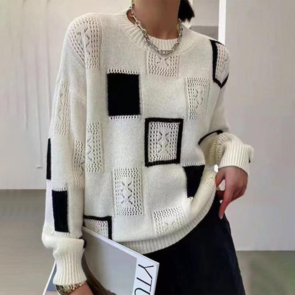 Heidi | Modern Geometry Sweater