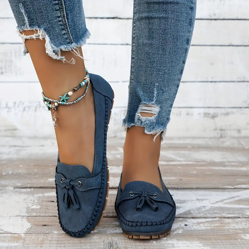 Taylor | Soft Bow Loafers