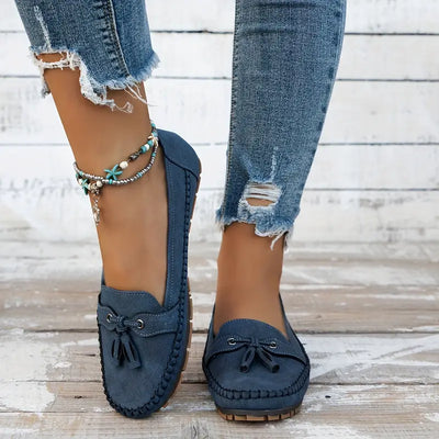 Taylor | Soft Bow Loafers