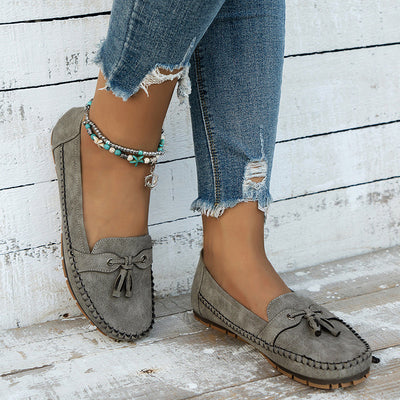 Taylor | Soft Bow Loafers