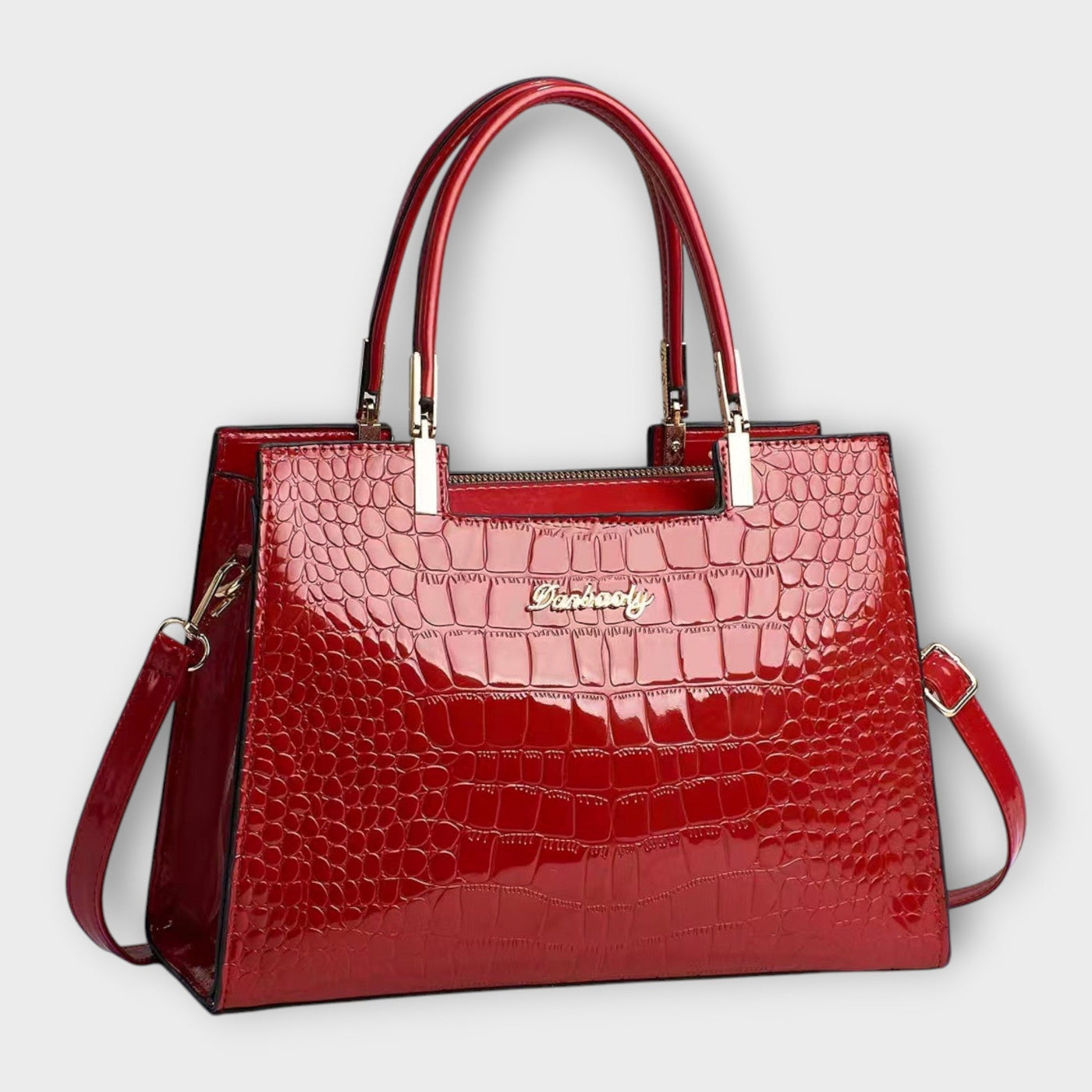 Gabrielle | Croco Luxe Tote
