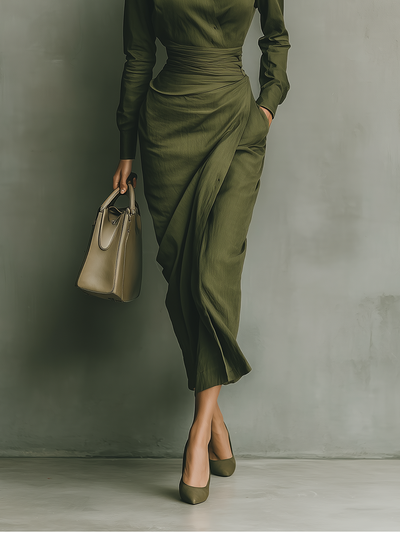 Audrey | Sculpted Wrap Dress