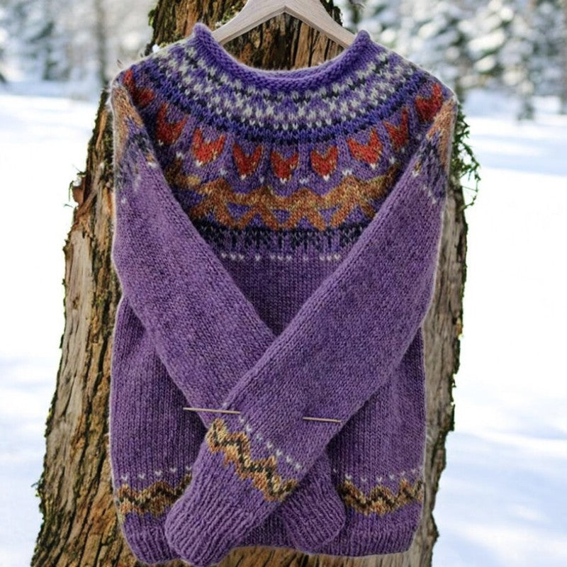 Natalie | Lavender Ridge Sweater