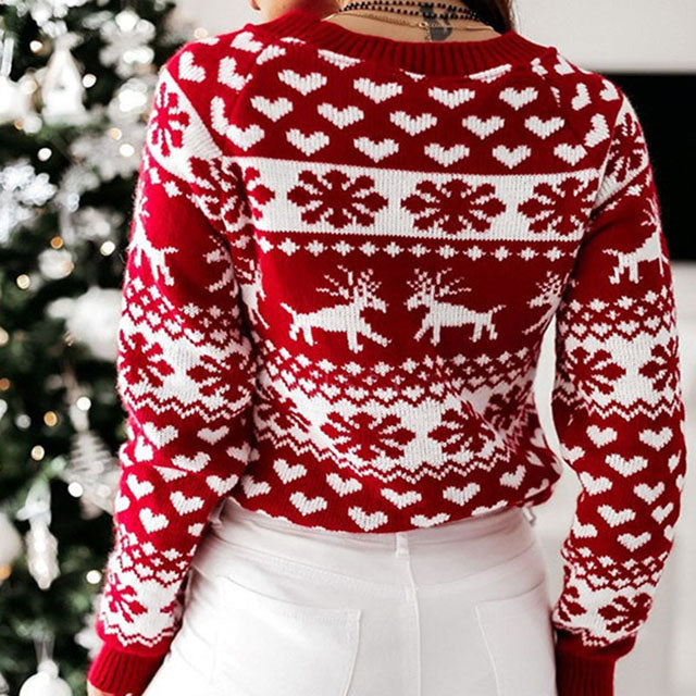 Emma | Nordic Reindeer Sweater