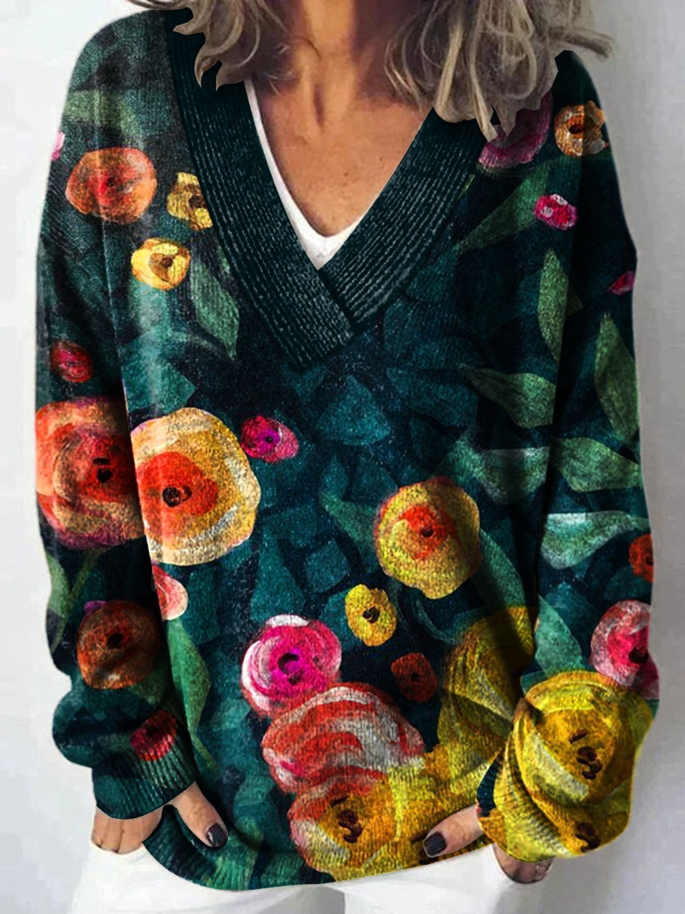 Raegan | Floral Bliss Sweater